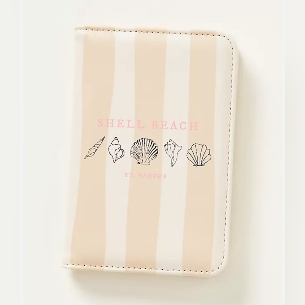 Frasier Sterling x Anthropologie Passport Case: Vacay Edition Shell Beach